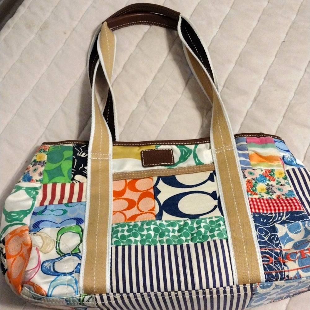 Coach patchwork purse